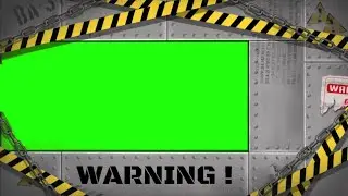 ⚠️ Warning ! Green Screen Effect | Crime Scene | Chroma Key | H-CREATION