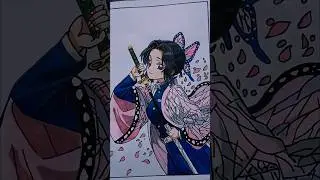 insect hashira shinobu kocho drawing day-3 of drawing every hashira comment for next #demonslayer
