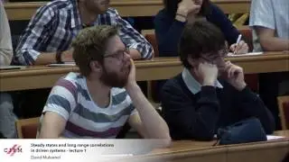 David Mukamel: Steady states and long range correlations in driven systems - Lecture 1