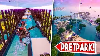 MEGA WATERPARK PARKOUR! - Fortnite Creative (Nederlands)