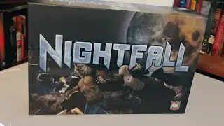 unboxing NIGHTFALL deck building game