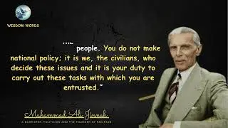 Wisdom and Leadership: Quaid-e-Azam - Muhammad Ali Jinnah's Most Powerful Quotes #quaideazam #quotes