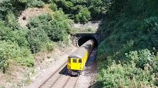 97304 and DBSO 9702 passing ambergate junction