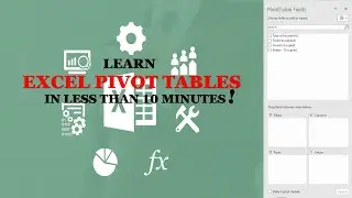 Learn Pivot Tables In Less than 10 Minutes [Step-By-Step Instruction]