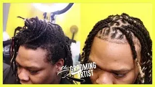 4 Months No Retwist Loc Transformation (Mohawk Locs & Cut)