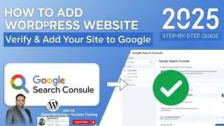 How to Add WordPress Website in Google Search Console 2025 | Verify & Add Your Site to Google