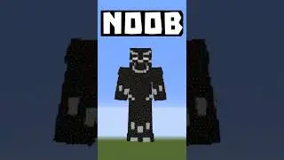 NOOB VS PRO Minecraft Pixel art✨Black Panther