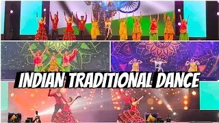Indian traditional dance Act Goa can can Dance, Maharashtra Lavni, Gujarat Garba