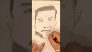 how to make Rishabh pant drawing very easy #Rishabh pant #ICC T20 World Cup##victory #India