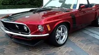 1969 Ford Mustang custom convertible at celebrity cars las vegas