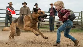 NİEMAND KONNTE DİESEN POLİZEİHUND ZÄHMEN   BİS DAS KLEİNE MÄDCHEN ETWAS SCHOCKİERENDES TAT