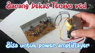 cara pasang Teravo bekas vcd di power ampli sangat mudah