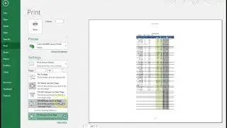 How to Print Excel Spreadsheets in 1 page, Printing Excel