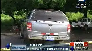 Se registró un homidio en el departamento de Usulután