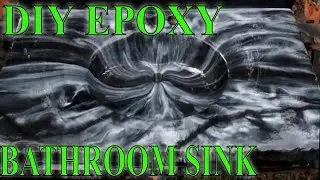 diy epoxy bathroom sink = learn to diy epoxy bathroom sink a n save some money doing it.