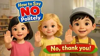 How to Say No Politely | Preschool SEL Video for Kids | Bi-Lee Kids Channel