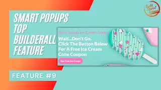 Builderall Feature #9 | Smart Popups | Add A Popup Upon Exit or To Promote Other Products