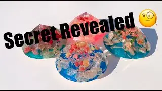 the secret for making resin paperweights with dried flowers | DIY #38 #resinpaperweights #resinart
