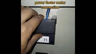 power factor meter connection #shots#viralvideo