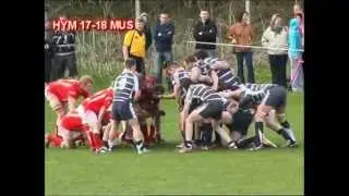 HAWICK YM v MUSSELBURGH - NATIONAL SHIELD SEMI FINAL RUGBY HIGHLIGHTS - 31.3.12