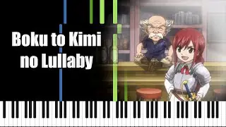 Fairy Tail: Final Series Ending 3 - Boku to Kimi no Lullaby (Piano Neothesia)