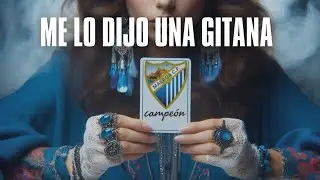 La ROSALEDA cantando Una GITANA LOCA tiro las cartas MALAGA CF ⚽💙🤍( LETRA )