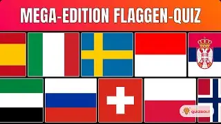 Kannst du alle Länder anhand ihrer Flaggen erraten? Die ultimative Flaggen-Challenge!