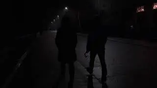 Empty Street At Night