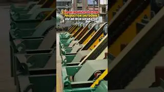 Our iron separator with strong magnetism handles it! #machine #magnetic #sorting #factoryproducts