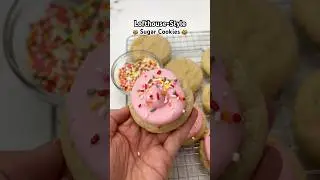 LOFTHOUSE-STYLE SUGAR COOKIES 🍪 ✨ #sugarcookies #homemadesugarcookies