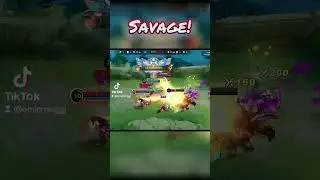 MLBB Edith Savage Moment. 1 vs 5 Savage. Edith gameplay highlights. OP Edith Build with inspire.