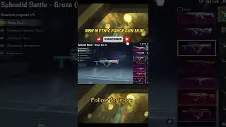 🔥🔥BGMI 4.0 update ✅ mythic forge new groza skin Leaks😱 #youtubeshorts  #bgmi #pubgmobile