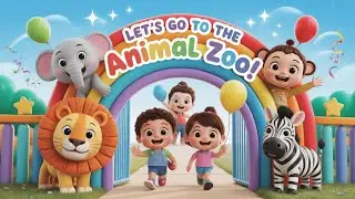 Animal Zoo Song for Kids 🐘🎵 | Let’s Sing, Move & Roar! | RhymioKids