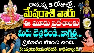 మేష రాశి వారు ఈ 3 ప్రదేశాలకు వెళ్ళకండి..| Mesha Rashi January 2026 |#mesharasiphalithalu #astrology