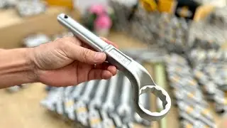 Construction ring spanner ELORA 85-, according to DIN 475, Germany
