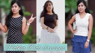 Polka Dot Dresses.|Simple And Casual Polka Dot Dresses.|Outfit Ideas.