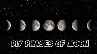 Diy Phases of Moon 🌚|#tonniartandcraft #crafteraditi #shortvideo #trending #art #viral