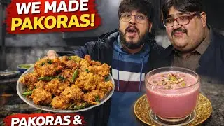 We Made pakoras in home | Saddar sy kashmiri chayee pee