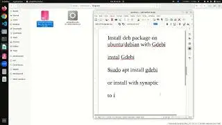Install Uninstall .deb Package on Ubuntu and Debian with Gdebi GUI