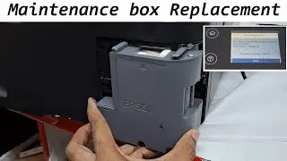 epson printer maintenance box replacement