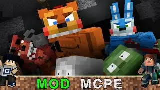 Jogando FNAF no Minecraft (FNAF 1)!