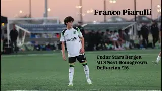 Franco Christian Piarulli ~ Delbarton ‘26 ~ Cedar Stars Bergen MLS Next (Homegrown) ~ Highlights