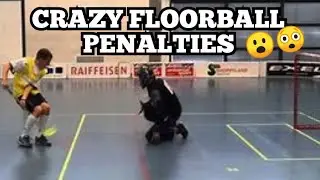 👀CRAZY/COOL Floorball Penalties! [Crazy Floorball Penalties Compilation]