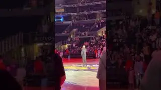 National Anthem for Women&rsquo;s Basketball at Crypto Arena