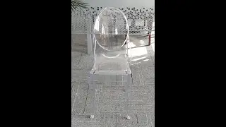 Ghost Side Chair in Transparent Crystal