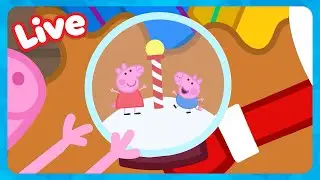 🔴 LIVE! CHRISTMAS With George Pig 🎅🏻 Winter Holiday Fun 🎄 Peppa Pig FULL EPISODES | Kids Cartoons