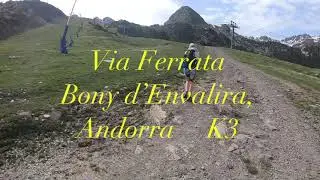 Via Ferrata Bony  d’Envalira K3 , Andorra, June  2024