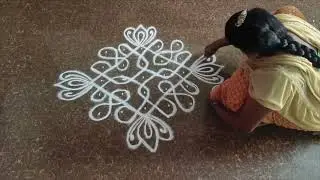 Daily new morning rangoli kolam 🌺 Easy simple rangoli 🌺 Traditional muggulu designs 🌺 Latest kolam 🌺