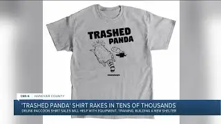 Trashed Panda shirts raise thousands for Virginia animals