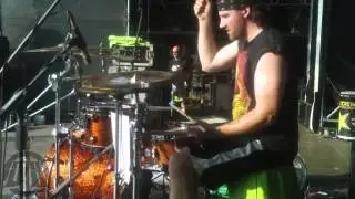 UNEARTH@This Lying World-Live METALFEST Poland 2013 (Drum Cam)